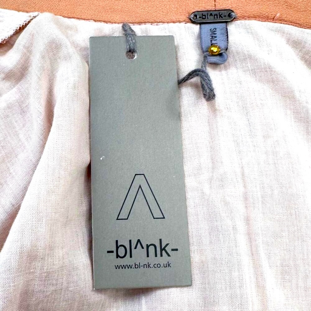 BL^NK Laksina Bronze Hand Embroidered Wrap Maxi Size Small NWT - Picture 9 of 10